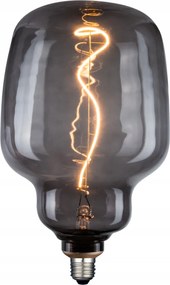 Dekoratív E27-es led izzó S180 DecoVintage Smoke filamenttel nagy Polux