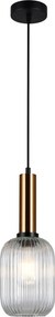 ITALUX PND-5588-1M-BRO-CL ANTIOLA Modern Függesztett Lámpa E27 IP20