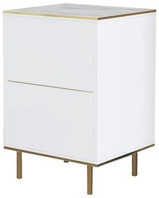Éjjeliszekrény Imaj Marble White