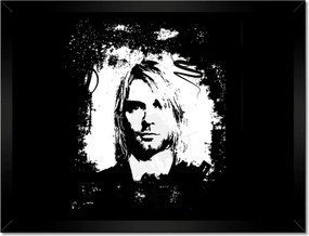 Poszterek keretben 40x30 Curt Cobain Nirvana Zenész