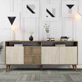 Konzolasztal Milan - Diós, Travertine