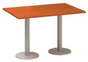 Alfa Office  Alfa 400 konferenciaasztal szürke lábazattal, 120 x 80 x 74,2 cm, cseresznye mintázat%