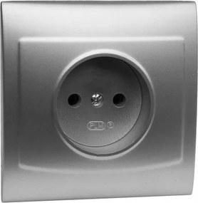 Elektromos fali aljzat Polmark Vega ezĂŒst GP-1V