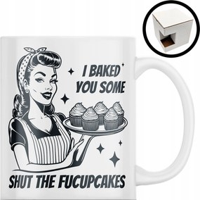 Bögre I Baked You Some Fucupcakes vicces Ajándék 330ml+CSOMAGOLÁS