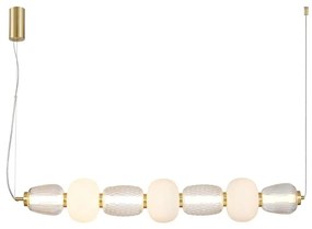 LED Csillár zsinóron CARO LED/42W/230V arany