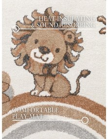 Krémszínű gyerek szőnyeg ø160 cm Roar like a Lion – Villeroy&amp;Boch