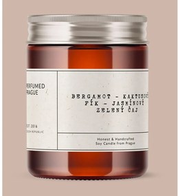 Illatos szójaviasz gyertya égési idő 40 ó #46 Bergamot, Jasmine, Opuncia – Perfumed Prague