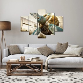 Kép - Egy régi repülőgép légcsavarja (150x105 cm)