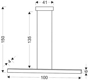LED Csillár zsinóron COCONUT LED/28W/230V