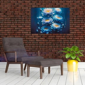 Kép - Tavirózsák a víz alatt (90x60 cm)