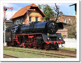 Poszterek keretben 40x30 Gőzmozdony parádé Wolsztyn