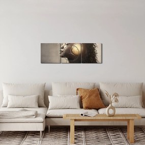 Kép - a zene ereje (órával) (90x30 cm)
