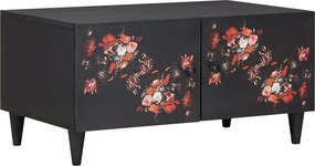 vidaXL Dohányzóasztal Sokszínű 80 x 50 x 40 cm Tömör Mangófát