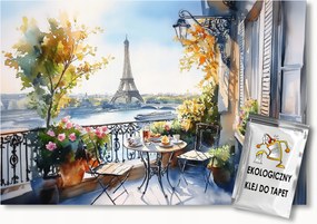 Fotótapéta Flizelina Város Párizs Szajna Eiffel-torony Terasz 100x75 ragasztó