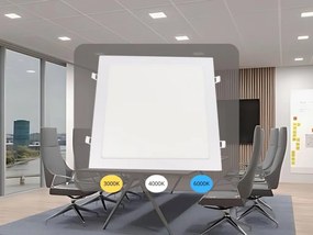 LED beĂ©pĂtett panel 24W / PS / SMD / 3000K - 4000K - 6000K / WH - LPL235