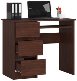 PC asztal Benicio (wenge) (B). Akció -16%. 1068984