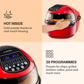 VitAir Smart, forrólevegős fritőz, 1400 W, 7,75 l, 20 program, alkalmazás vezérlés