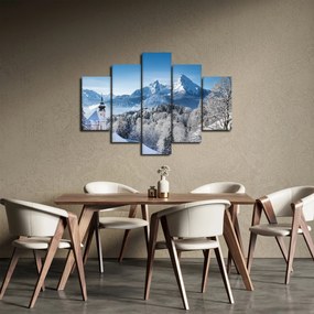 Kép - Havas táj (150x105 cm)