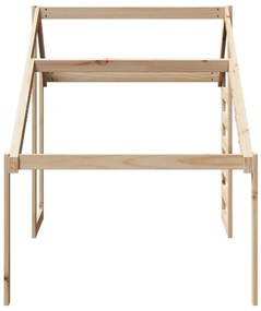 vidaXL tömör fenyőfa gyerekágytető 198 x 87 x 113 cm