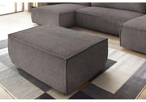 Szürkésbarna kordbársony lábtartó Nihad – Bobochic Paris