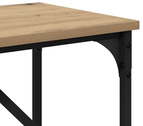 vidaXL Konzolasztal Artisan tölgy 100 x 32 x 75 cm Faanyag