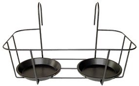 Fém fali függő virágcserép tartó Duo – Esschert Design