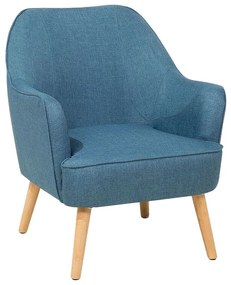 Kék kárpitozott fotel LOKEN Beliani