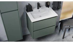 Fürdőszobai mosdószekrény MOLDE 60 cm zöld