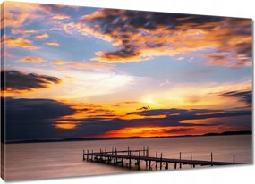 Vászonkép 120x80 Nyugati tó móló