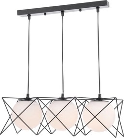 Dar Lighting modern függeszték dreyson fehér matt fekete dardre0322