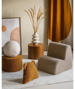 Barna buklé párna gyerek kanapéhoz Bear – Wigiwama