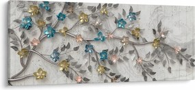 Kép - Az ágon - absztrakt (120x50 cm)