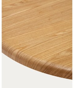 Étkezőasztal kőrisfa dekorral 105x220 cm Mailen – Kave Home