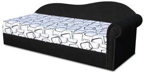 Egyszemélyes ágy (dívány) 70 cm Lane II (fekete 39 + Dodo 1026) (J). 793130