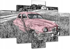 Vászonkép 120x80 Rózsaszín nagymama Antik