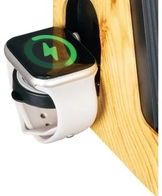 Immax 09000L - LED+CCT dimmelhető asztali lámpa Qi vezeték nélküli töltővel, IDEAL LED/8W/230V, bézs