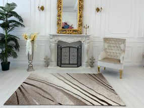 Nora 6030 bézs modern szőnyeg 80x250 cm