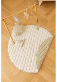 Zöld-krémszínű játszószőnyeg Bamboo Leaf – Lorena Canals