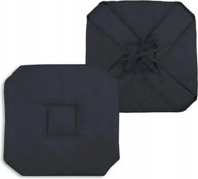 Bea székpárna 40x40 cm grafit steppelt ülőpárna