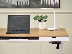 PC asztal Osto 140 (fehér tölgy + fekete). 1109838