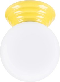 Sollux Mennyezeti lámpa Zori Sárga Kerámia Gömb 1xG9 8W IP44