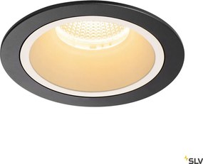 SLV 1003914 NUMINOS DL L Fürdőszobai Beépíthető Lámpa Fehér, Fekete LED IP44