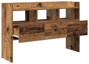 komód Régi fa 105x30x70 cm Gépelt fa