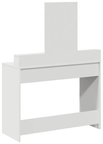 Sminkasztal Fiókokkal Fehér 100x41x140 cm