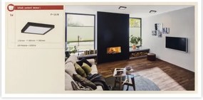 Paulmann 71026 - LED/22W Mennyezeti lámpa ABIA 230V fekete