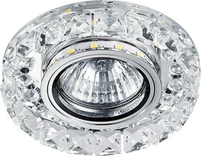 PREZENT 71074 ELEGANT Kristály Spot Lámpa Króm, Átlátszó GU10 IP20