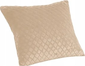 Párnahuzat 40x40 Rodosz dombornyomott rombusz bézs