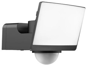 LED-reflektor mozgás- és alkonyatérzékelővel DAVOS LED/30W/230V IP54 fekete