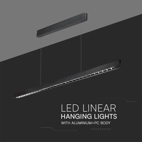 LED csillár kábelre LED/36W/230V 3000/4000/6400K fekete