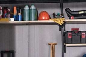 Kerti fészer Keter Artisan 7x7 grafit/szürke, padlóval, 2. osztály